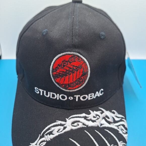 Studio Tobac Fitted Hat Size L/XL With A White Design On Cap - Picture 2 of 7